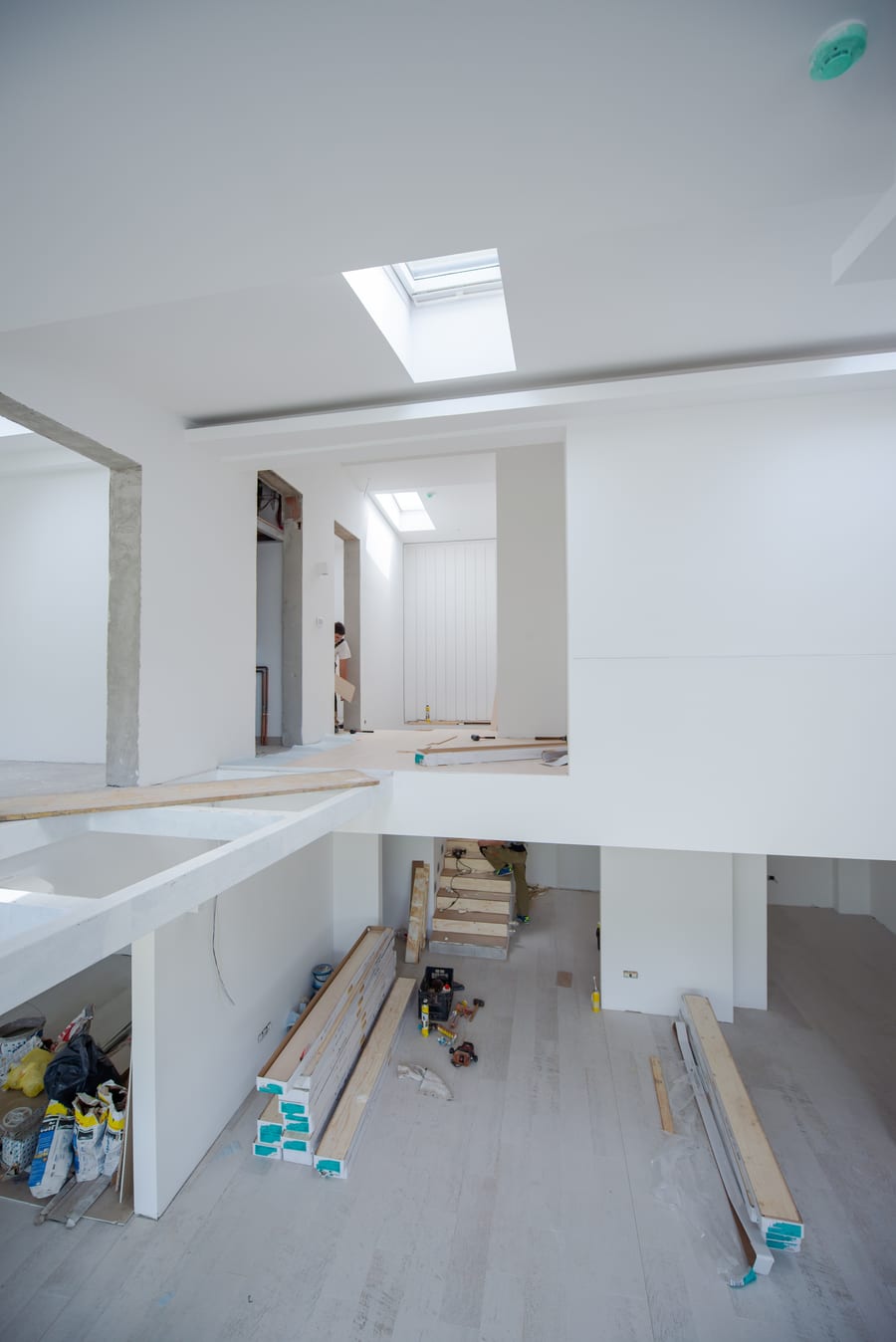 Pose de sols et finitions